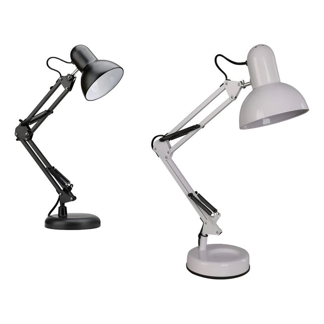 Lampara Arquitecto Flexible Articulada Excelente Calidad Negro O Blanco