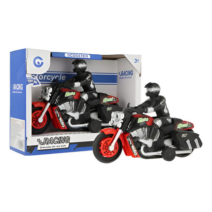 Moto En Caja 20 X 14 X 8 Cm Azul