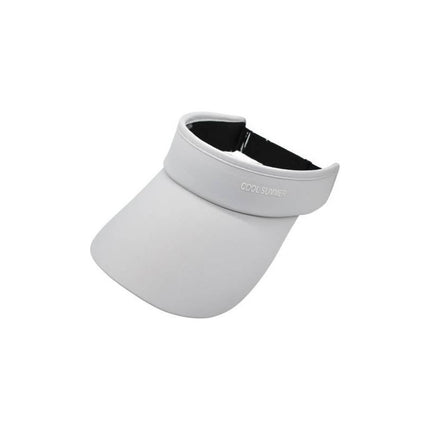 Visera Gorro  Deportiva Ajustable Blanco 1 Lisa