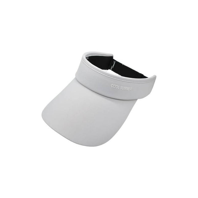 Visera Gorro  Deportiva Ajustable Blanco 1 Lisa