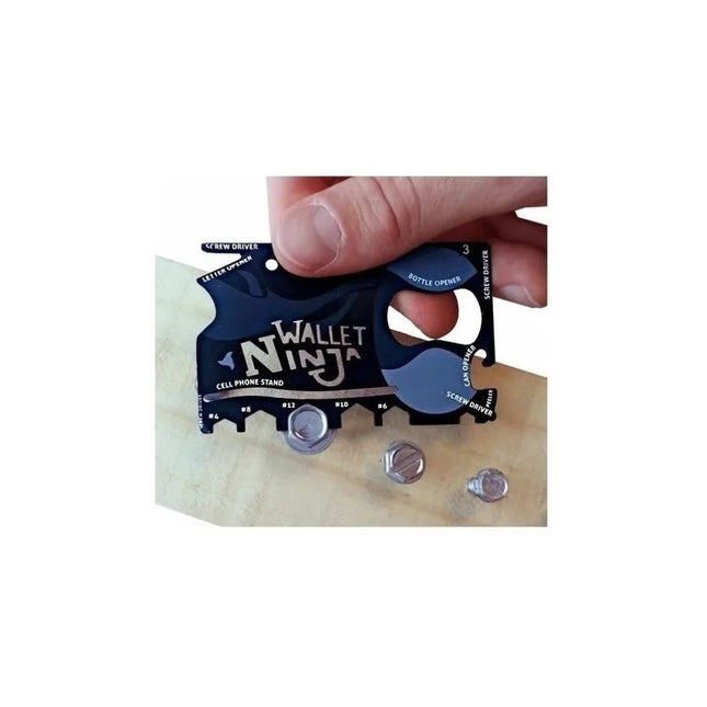 Tarjeta Multiuso De Bolsillo 18 Herramienta En1 Ninja Wallet
