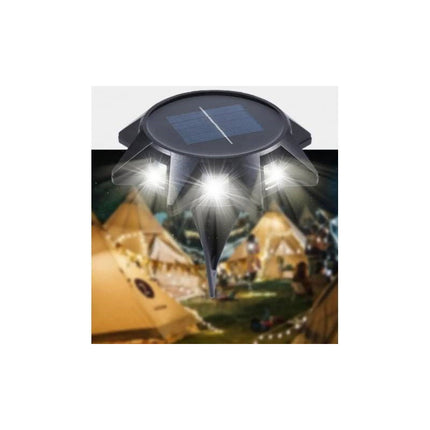 Foco Luz Solar Para Jardin Piso Embutir  150 Lumenes Nuevo M V