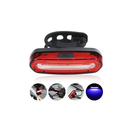 Luz Led Para Bicicleta Delantera O Trasera Recargable Usb