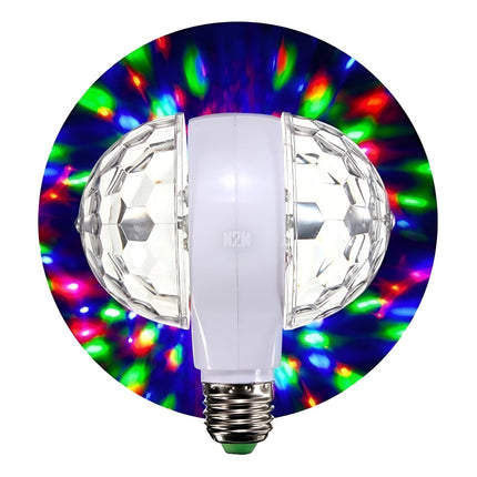 Lampara Rgb Disco Fiestas  Colores Giratoria 360 Doble  Rgb Rgb