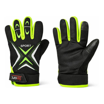 Guantes Para Moto Deportivos 24x11cm. Cgs00928/9/30/31 Verde