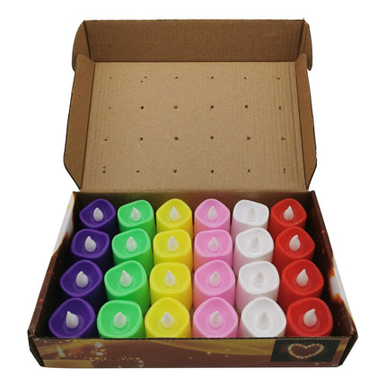 Velas Led De Colores, Cajax24 Colores Velas Celas
