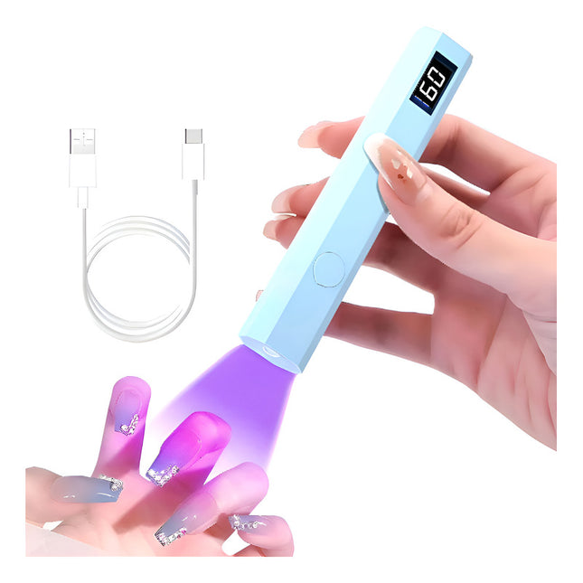 Mini Lampara Uv De Uñas Portátil Para Gel V