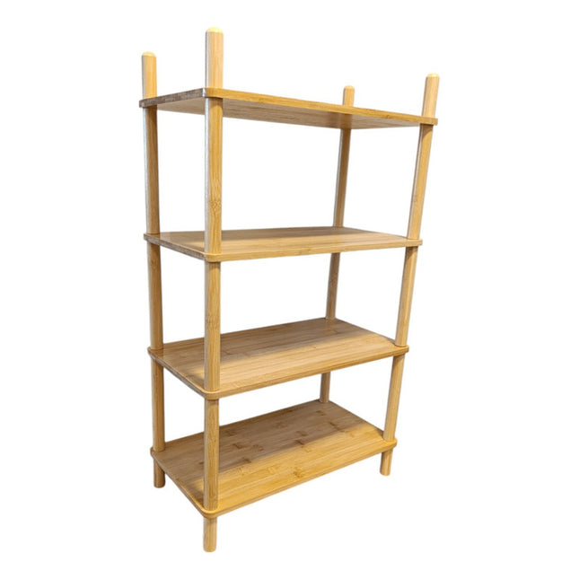 Mueble Estanteria De Bambu 4 Estantes Nuevo Madera