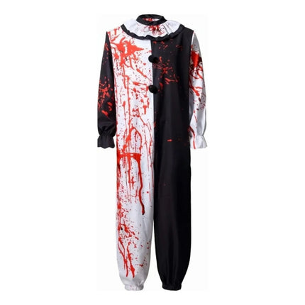 Disfraz Terrifier Con Manchas De Sangre Niño Negro Y Blanco L