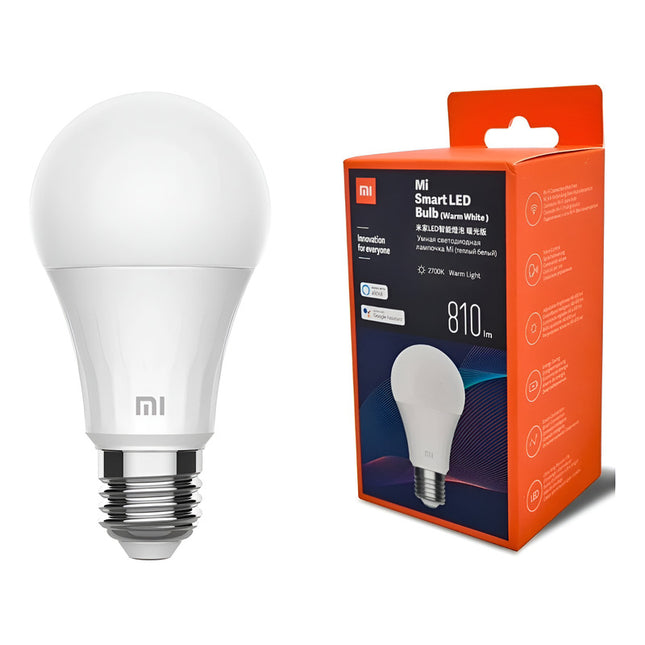 Lampara Mi Led Smart Bulb Xiaomi Blanco Calido Wifi Blanco