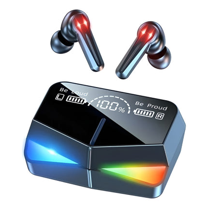 Auriculares Inalámbricos M28 Tws Color Negro Negro