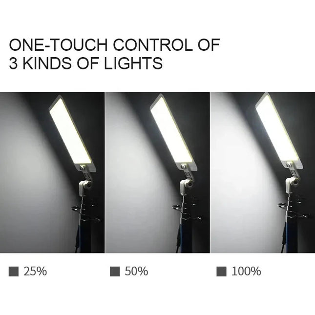 Luz De Trabajo Plegable Multifuncional Con Trípode 12v