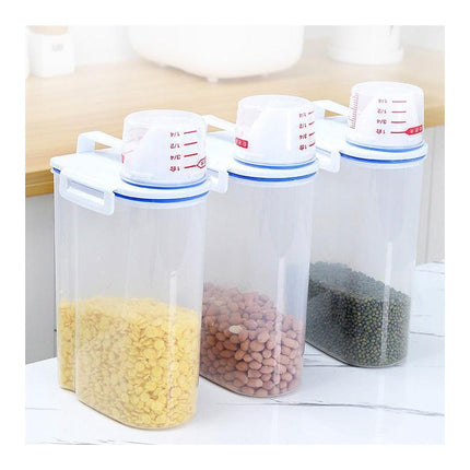Frasco De Plastico Con Pico Vertedor Yerbera Con Medidor V