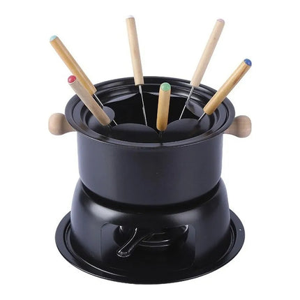 Set Fondue 6 Comensales Negro