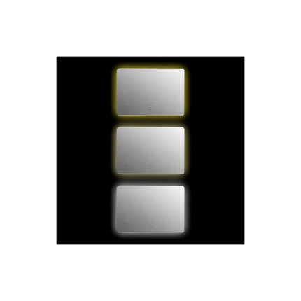 Espejo Rectangular Luz Led  50 X70cm Intensidad De Luz Reg V