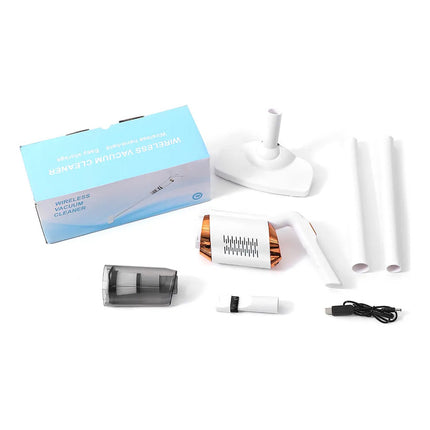 Aspiradora Vertical  Recargable 2 En 1 Blanco