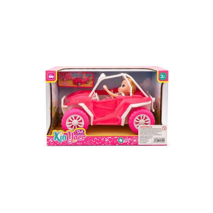 Muñeca En Camioneta Rosada Ty372824b Rosa