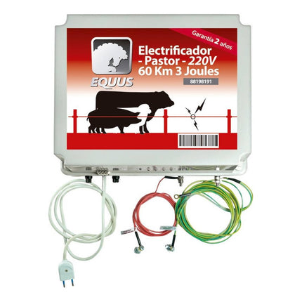 Electrificador Pastor Electrico Equus 60 Km 3 Joule