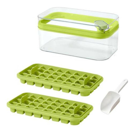 Hielera Con 2 Bandejas Desmontables Para Congelador 64 Cubos