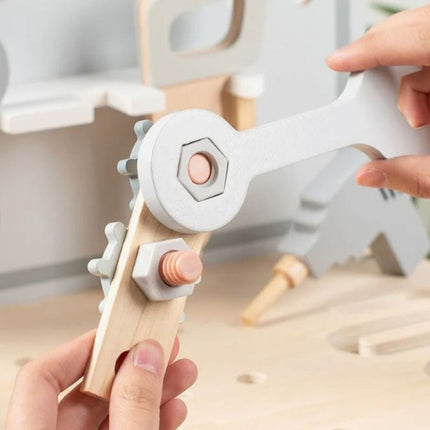 Juego Mesa De Herramientas De Madera 75x45x30cm