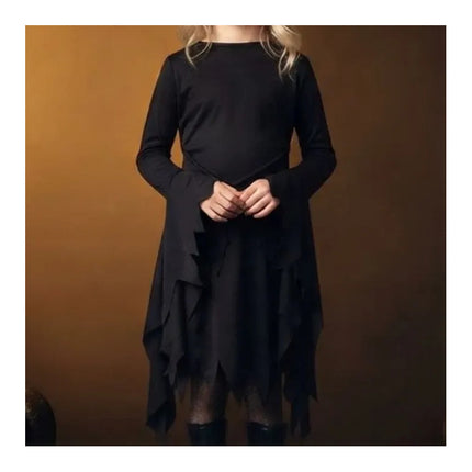 Disfraz De Bruja Infantil Para Halloween Negro S