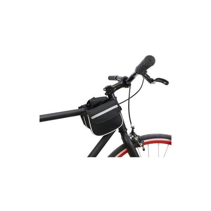 Alforja De Bici Bicicleta Bolso Impermeable Para Cuadro Negr N/a