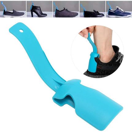 Calzador Para Calzado Por Par Practico Calzador Azul