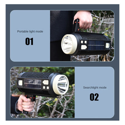 Linterna Mata Mosquitos Multifuncion Solar Recargable Blanco Y Ultravioleta Blanco