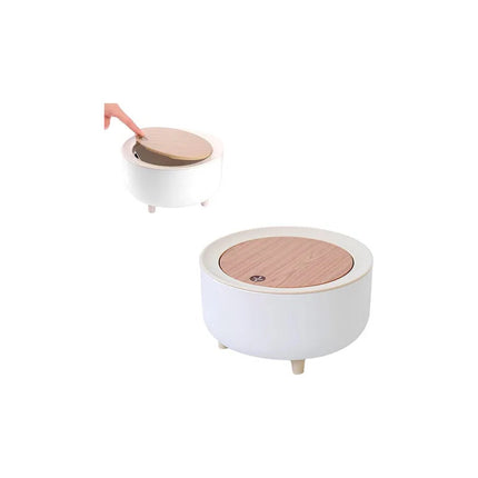 Papelera Mini Tapa Táctil Recipiente Residuos B