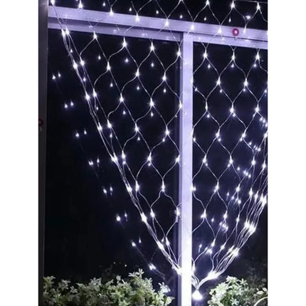 Guirnalda Red Cortina Led 1.5x1.5m Luces Blancas  Blanco Blanca