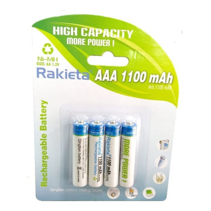 Pilas Recargables Aaa 1100mah X 4