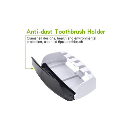 Dispensador De  Pasta Dientes Y  Porta Cepillo