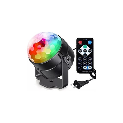 Lampara  Bola De Luces Con Control Led Rgb Audioritmica