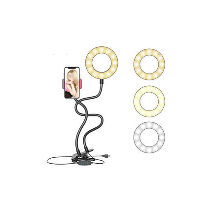 Soporte De Teléfono 2 En 1 Con Anillo De Luz Led Tik Tok N/a