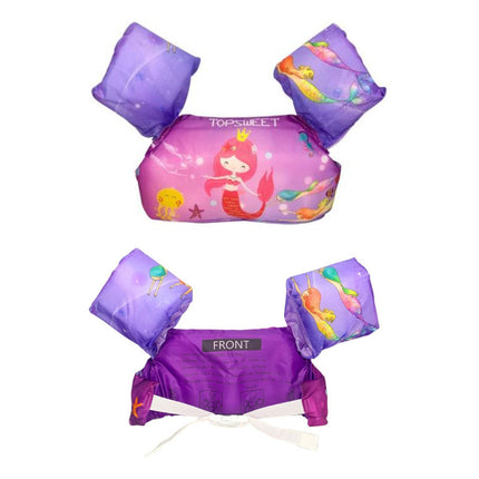 Chaleco Flotador Infantil Diseño Sirenita Ajustable