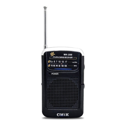 Radio De Mano Am/fm Vertical Mk-200 Negro