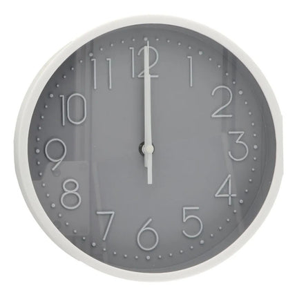 Reloj De Pared 25cm. Cwq00006/7/8 Gris