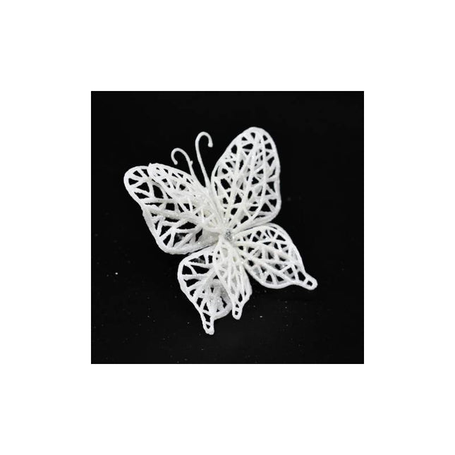 Mariposas Con Brillos X6 Unidades 7x5cm  Ccm00281 V