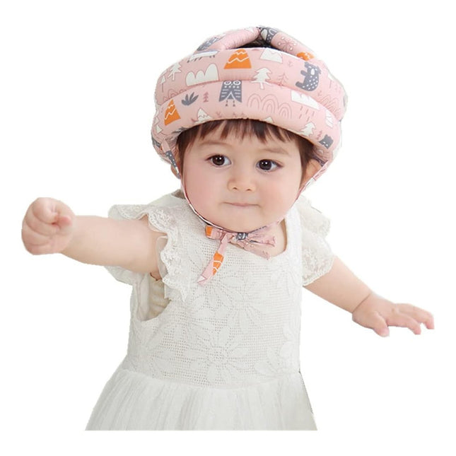 Protector De Cabeza De Bebé, Casco De Bebé Para Gatear Rosado 1