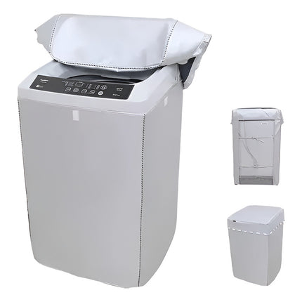 Funda Para Lavarropas Carga  Superior Impermeable Gris   Gris