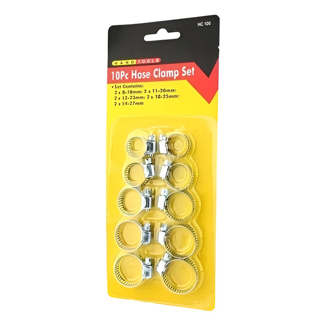 Abrazadera 10 Piezas Metalicas  5 Tamaños