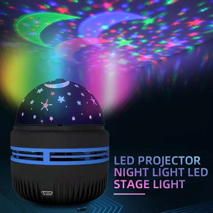 Veladora Media Bola Estrellita Y Lunas Usb