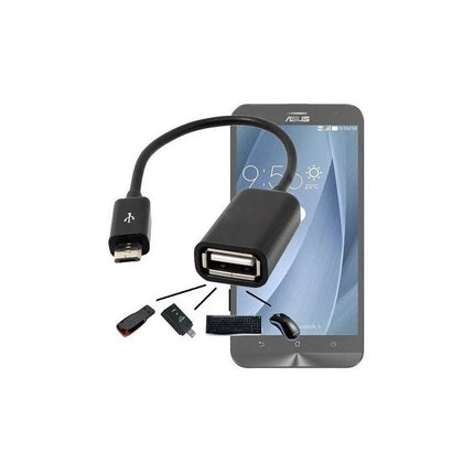 Cable Otg Tipo C Para Celulares Tablets Blanco