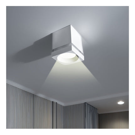 Foco Rectangular 10w Blanco 8x10.5cm Blanco