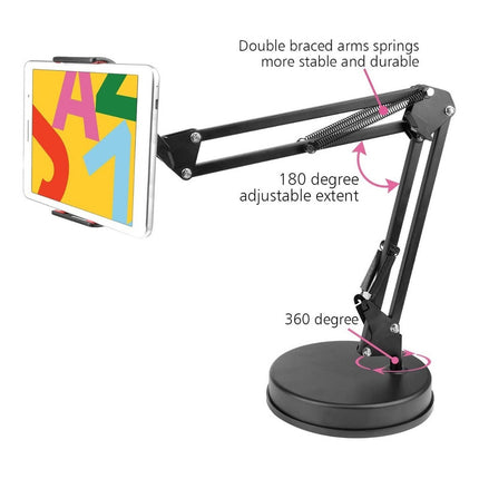 Soporte Para Celular Tablet Con Brazo Articulado Y Base