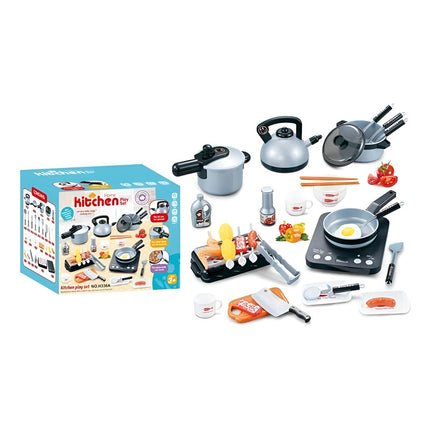 Set De Cocina De Juguete Completo 36 Piezas X