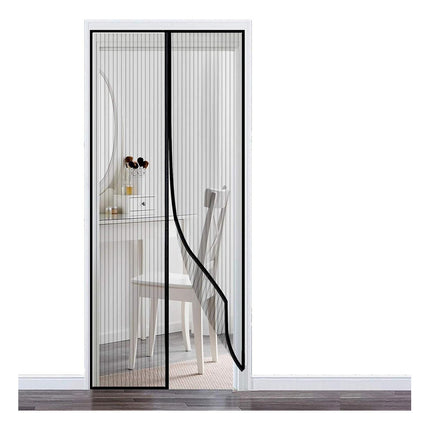 Cortina Malla Mosquitero No + Insectos - Puertas - Ventanas Negro