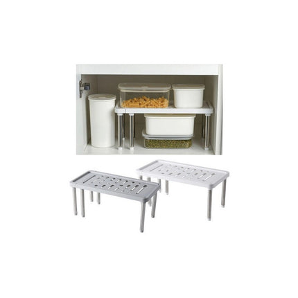 Estante Extensible Telescopico Mueble Multifunción De Cocina Gris