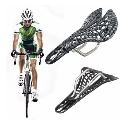 Asiento Bicicleta Aerodinámico Liviano Antiprostático
