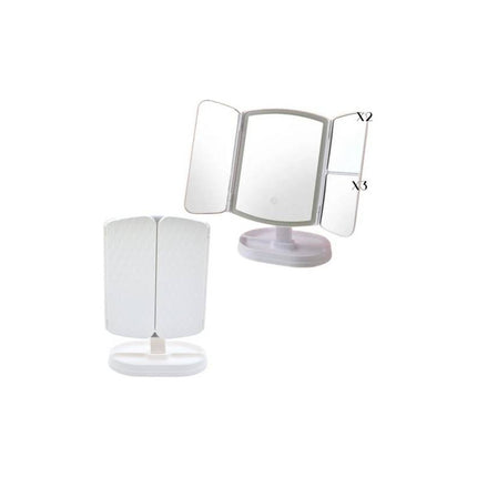 Espejo Tocador Con Luces Para Maquillaje Chw03028 Blanco